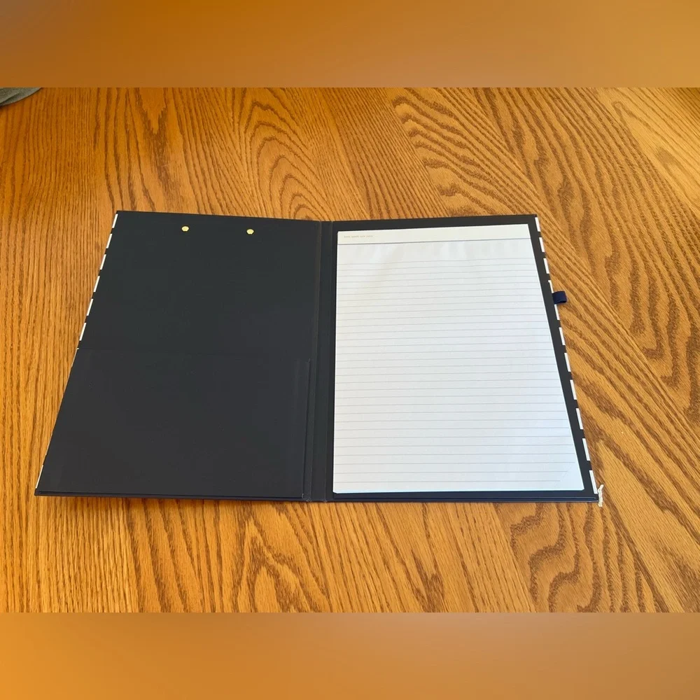 Kate Spade Breton Stripe Clipboard Folio